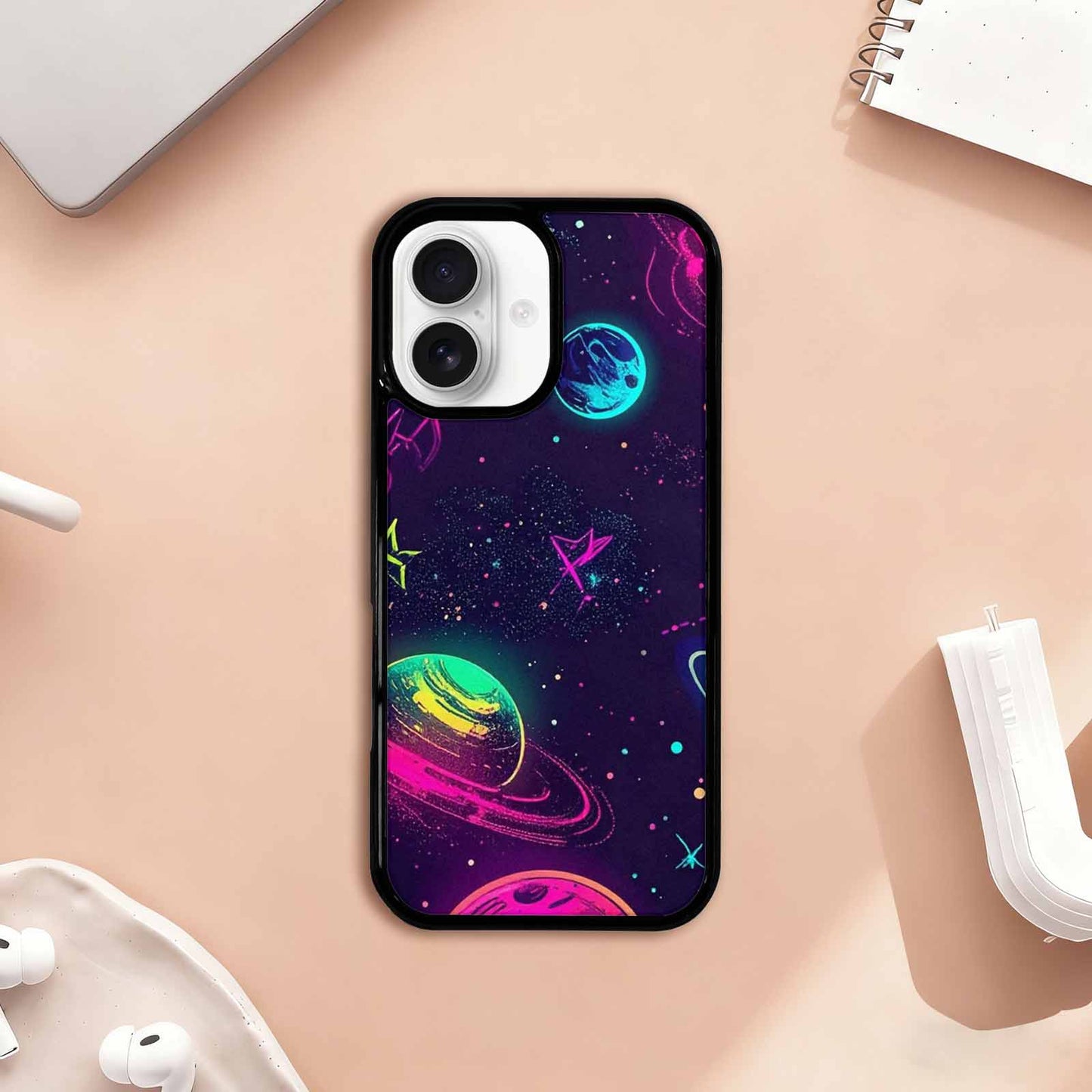 iPhone 17 Case — Space Galaxy Astronaut Pattern, Galaxy Space, Custom Art Phone Cover
