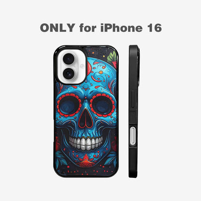 iPhone 16 Case — Graffiti Skull, Custom Print Case Cover