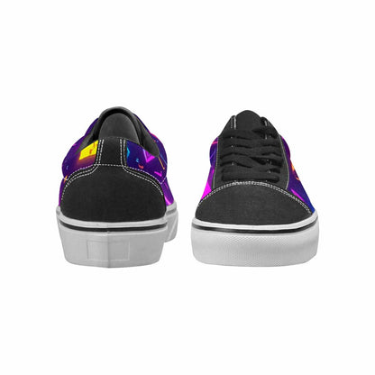 WOMEN'S 80s Retro Motif Lace-Up Canvas Y2K Shoes