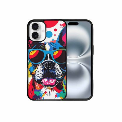 iPhone 16 Plus Case — French Bulldog Pop Art Pattern, Unique Phone Case Design