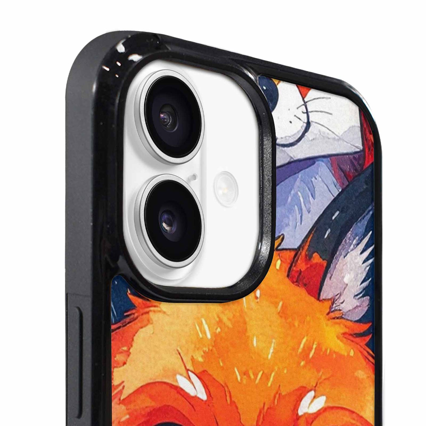 iPhone 17 Case — Watercolor Kawaii Fox Watercolor Abstract, Custom Art Phone Cover