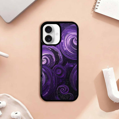 iPhone 17 Case — Seamless Repeating Pattern Of Galaxy Space, Custom Made Phone Cover