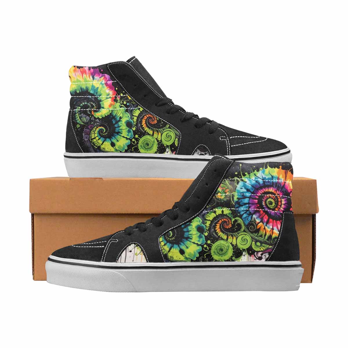 WOMEN'S Tie Dye Green Ink And Ferion