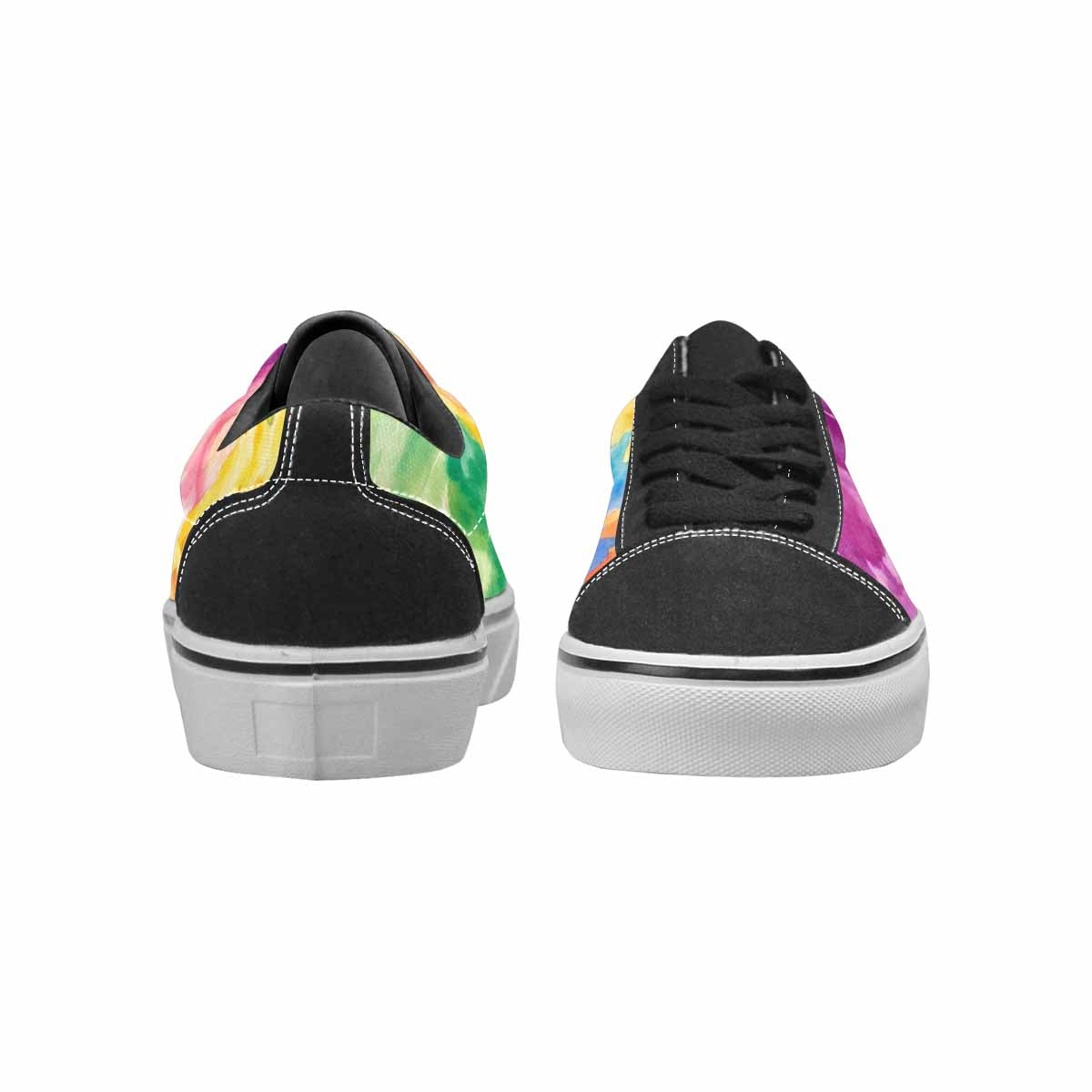 MEN'S Tie Dye Swirl Canvas Lace-Up Dark Academia Shoes