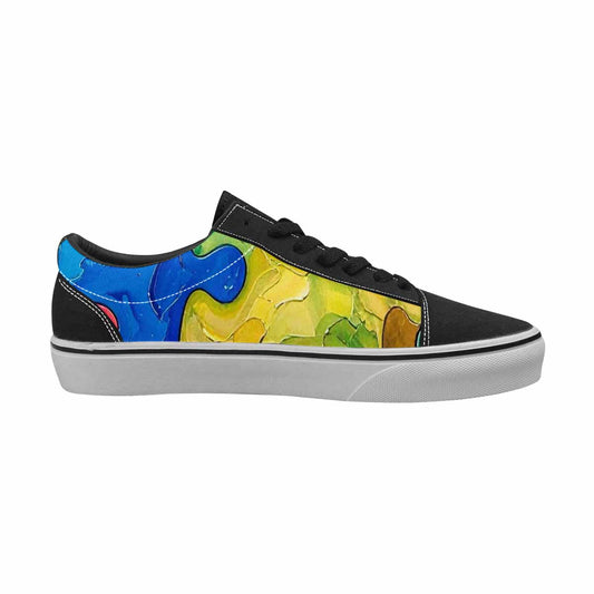 WOMEN'S Autism Puzzle Pieces Lace-Up Canvas Cottagecore Sneakers