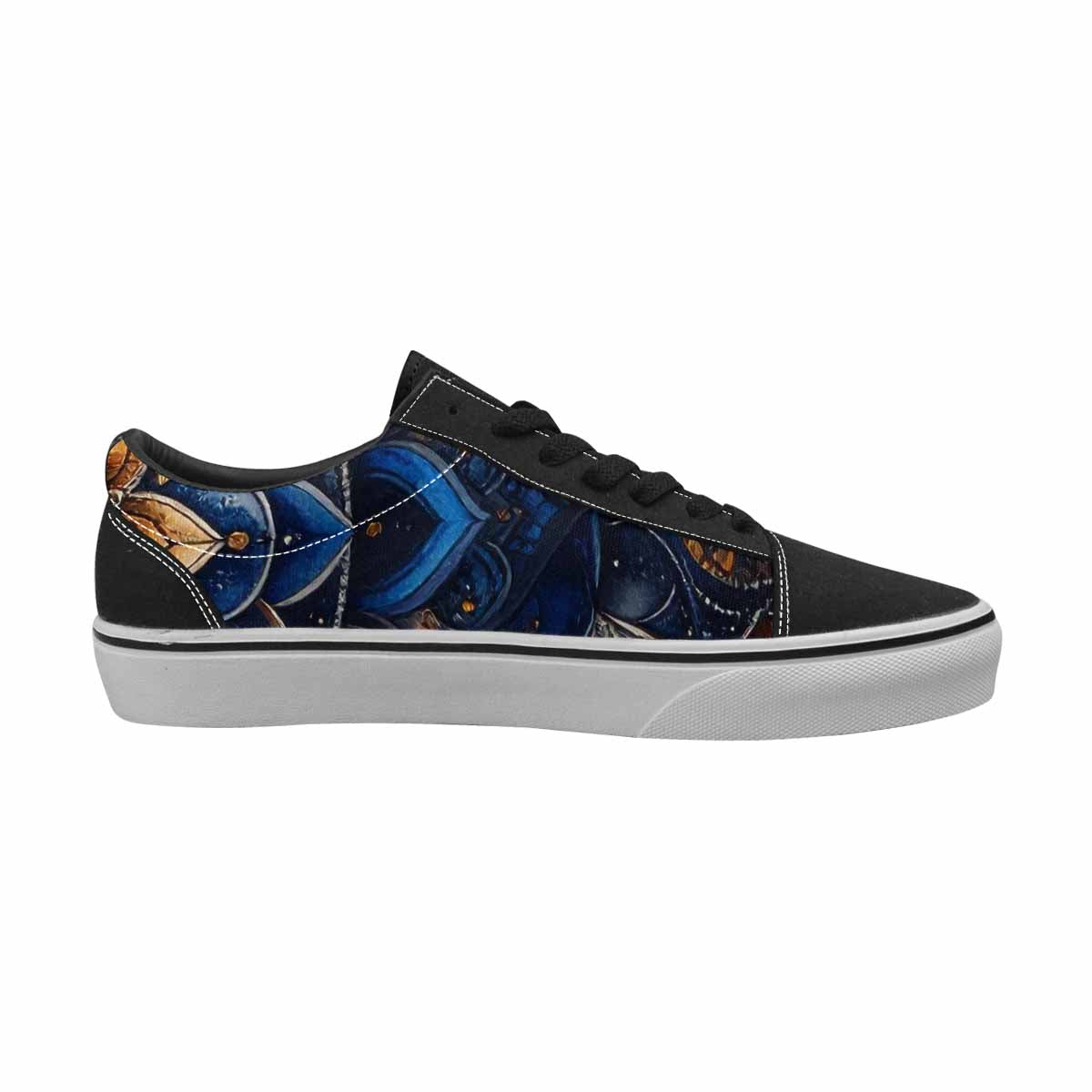 WOMEN'S Mandala Medallion Lace-Up Canvas Neon Fantasy Shoes