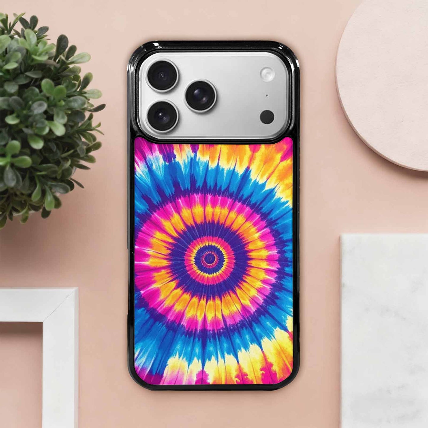 iPhone 17 Pro Max Case — Tie Dye Spiral Art Tie Dye, Unique Phone Case Design