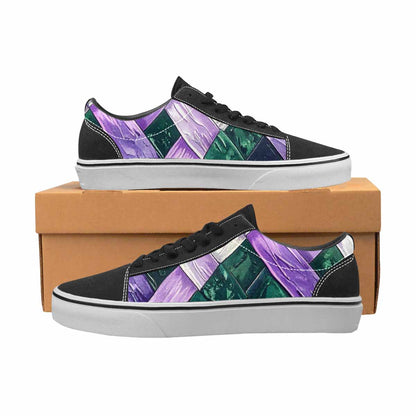 WOMEN'S Genderqueer Flag Color Canvas Lace-Up Y2K Custom Shoes