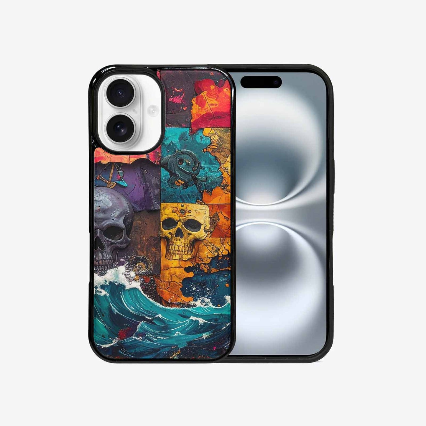 iPhone 16 Case — Pirate Skull Flag Pirate Skull Flag, Original Design Phone Case