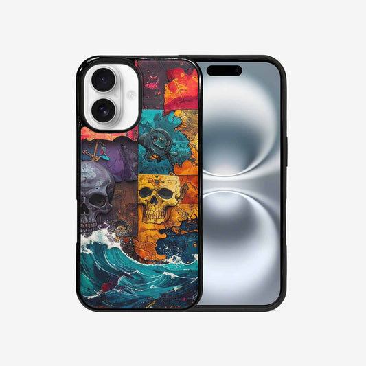 iPhone 16 Case — Pirate Skull Flag Pirate Skull Flag, Original Design Phone Case