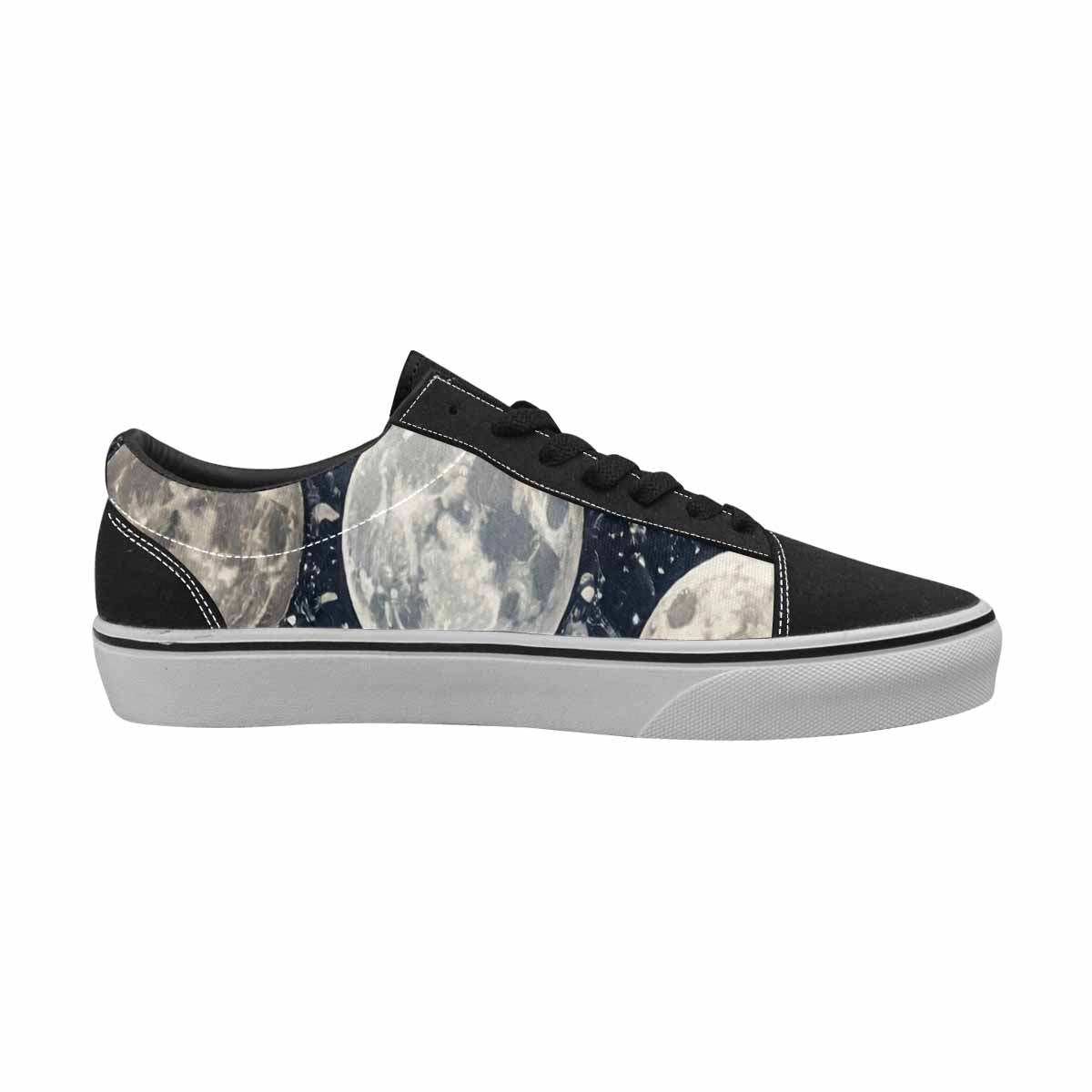 WOMEN'S Wolves Everywhere Collage Canvas Lace-Up Aesthetic Custom Sneakers