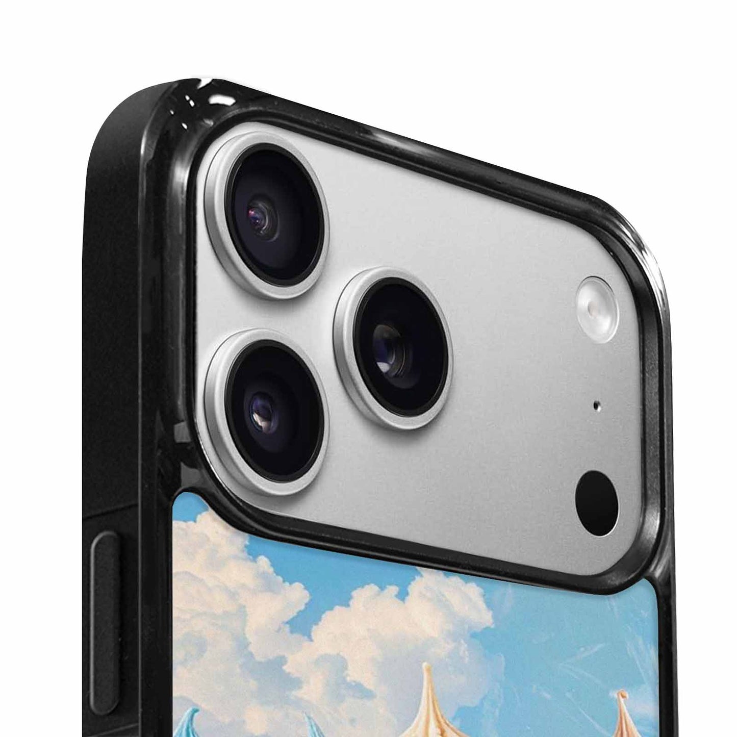 iPhone 17 Pro Case — Collage Of Overlapping Waffle Cone Original, Custom Printed Phone Case