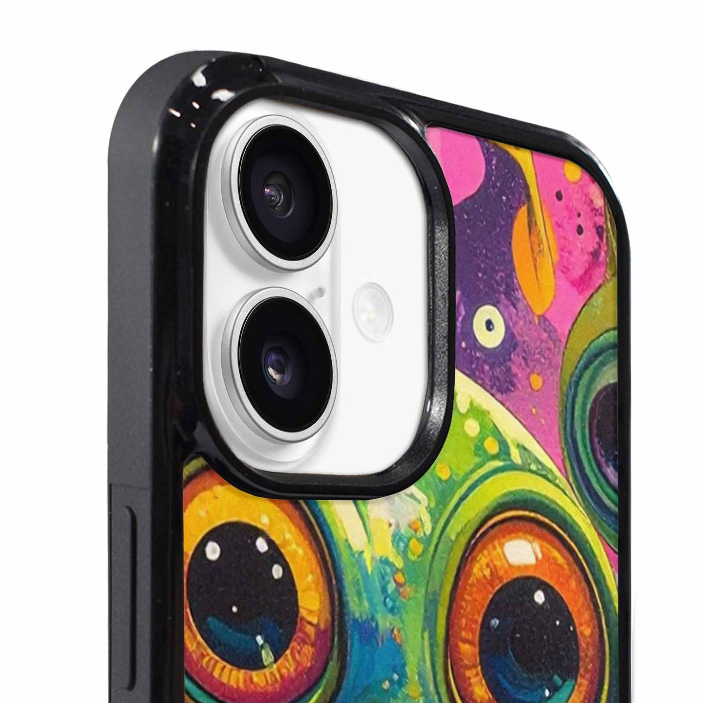 iPhone 17 Case — Seamless Tileable Pattern Of Alien Scifi, Original Design Phone Case