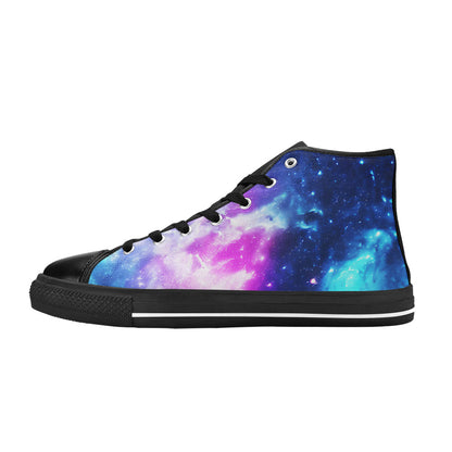 MEN'S Cc Galaxy Art 2 High Top Canvas Neon Fantasy Shoes