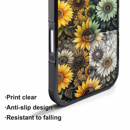 iPhone 17 Air Case — Small Sunflower Pattern Randomly Varying Floral, Personalized Phone Case