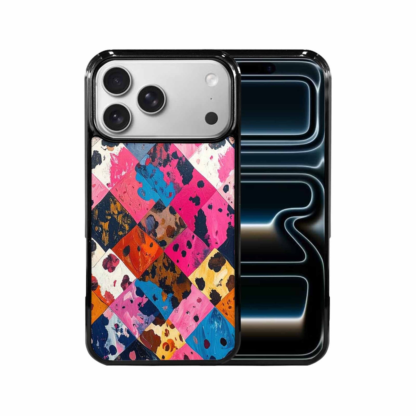 iPhone 17 Pro Max Case — Small Cow Animal Print Animal Print, Unique Phone Case Design