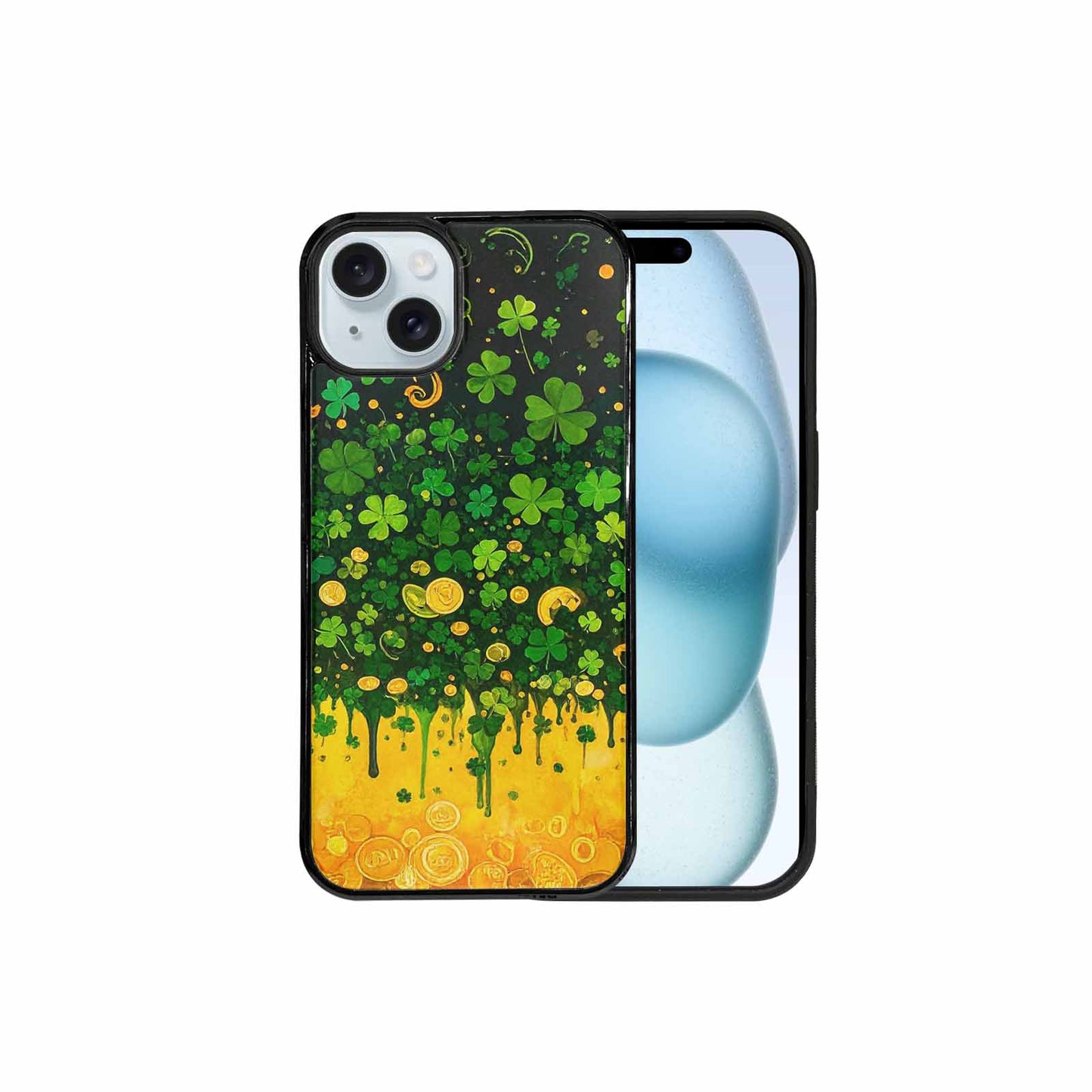 iPhone 15 Plus Case — St Patrick\'s Clover St Patrick\'s Clover, Unique Phone Case Design