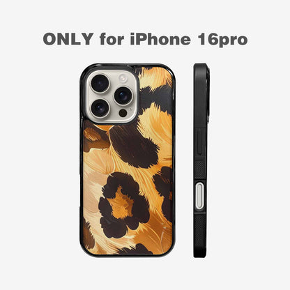 iPhone 16 Pro Case — Leopard Soft Airbrush Gradient, Custom Phone Case
