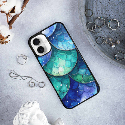 iPhone 16 Plus Case — Mermaid Scale, Customized Protective Case