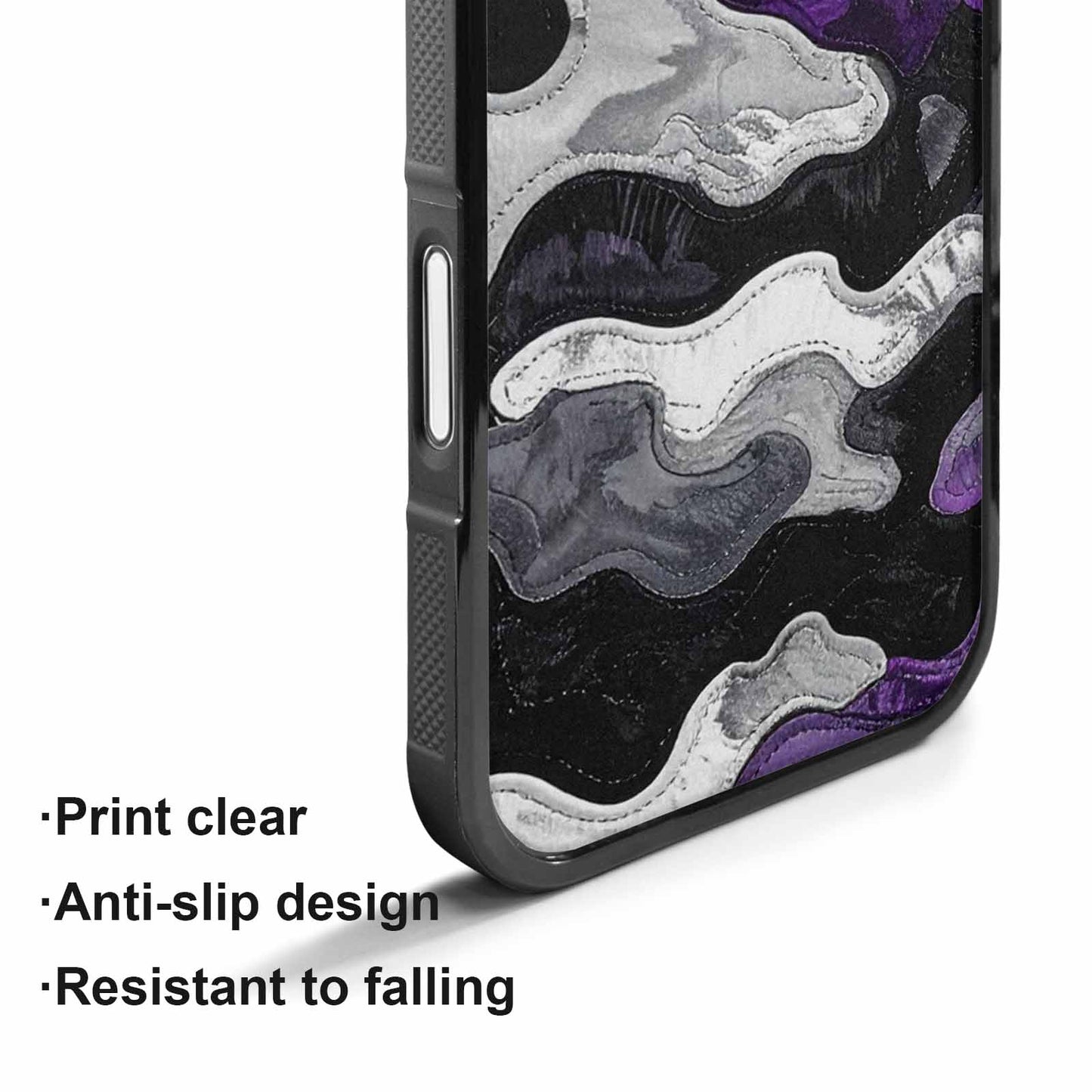 iPhone 17 Case — Vivid Camo Asexual Camo, Custom Print Case Cover