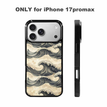 iPhone 17 Pro Max Case — Vintage Americana Wave Retro Vintage, Custom Printed Phone Case
