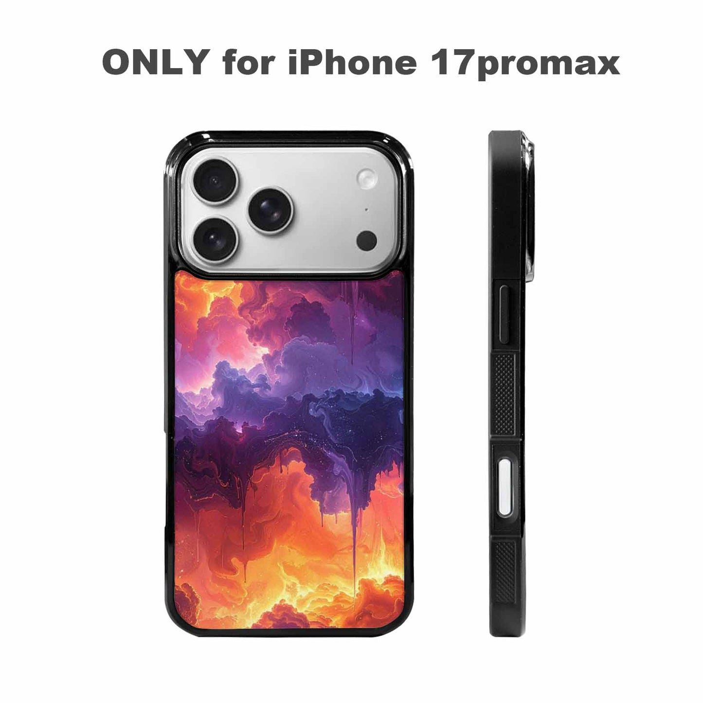 iPhone 17 Pro Max Case — Seamless Tileable Pattern Of Galaxy Space, Personalized Phone Case