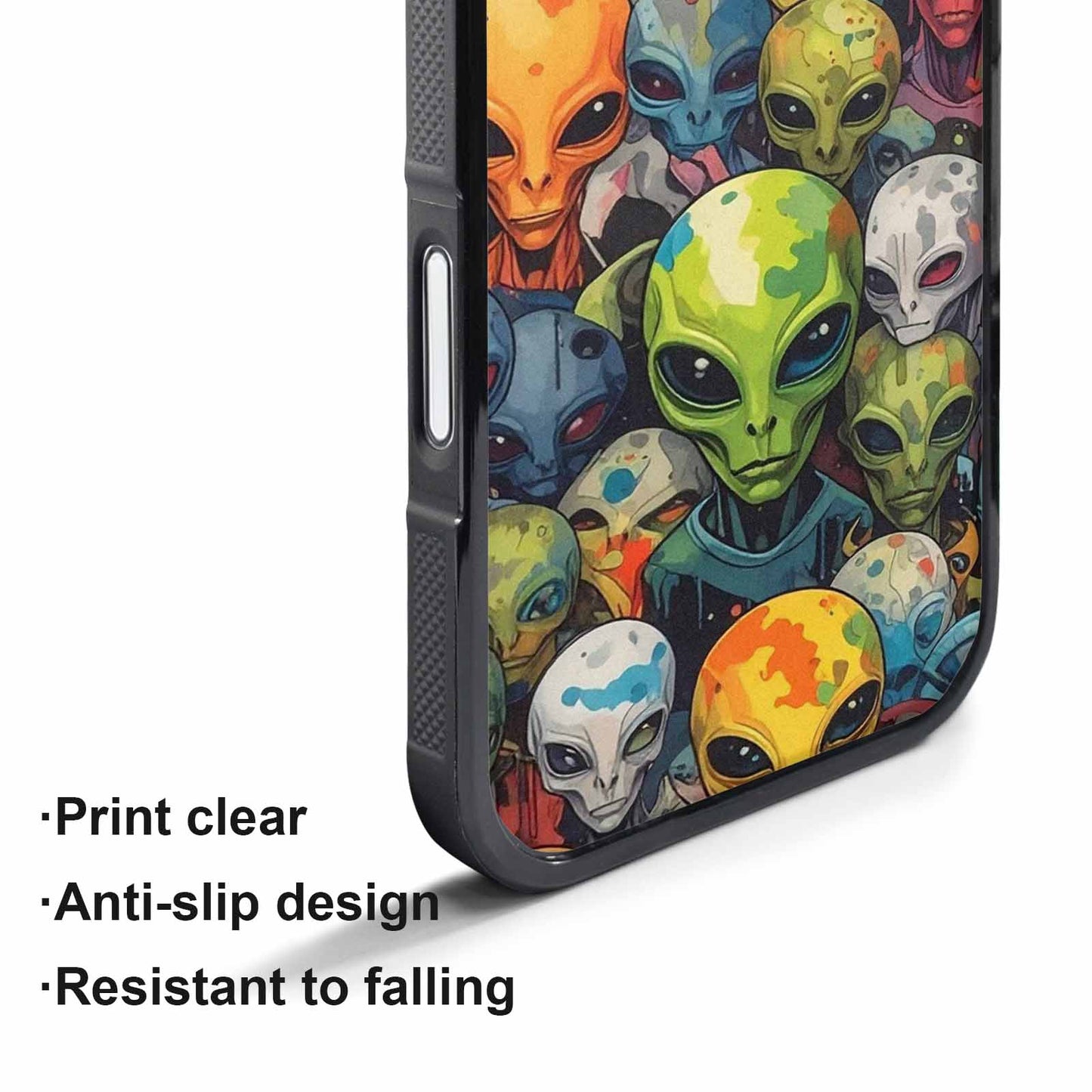 iPhone 17 Pro Max Case — Aliens Camo Aliens Alien Scifi, Unique Phone Case Design