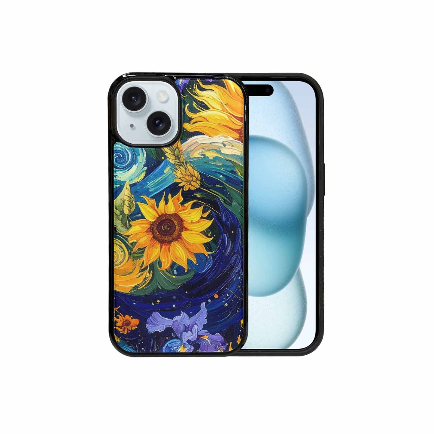 iPhone 15 Case — Blend All Versions Together Melting Together, Custom Printed Phone Case
