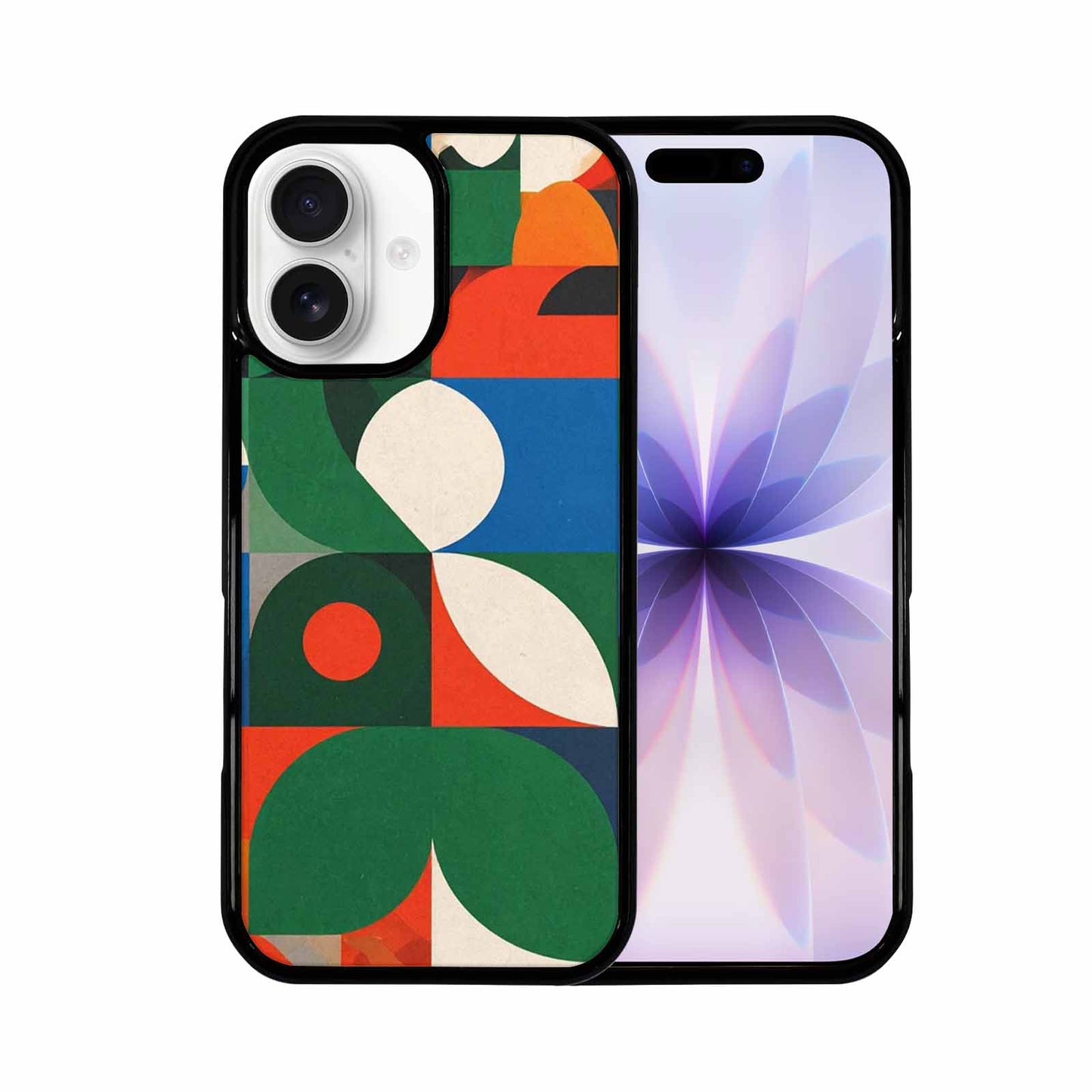 iPhone 17 Case — Memphis Art Pattern (1) Retro Vintage, Custom Art Phone Cover