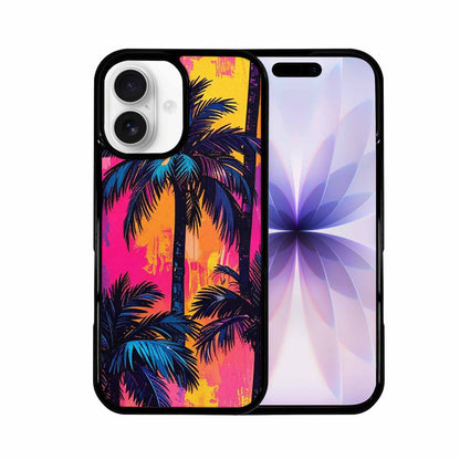 iPhone 17 Case — Chrome Bling Palm Original Art, Custom Made Phone Cover