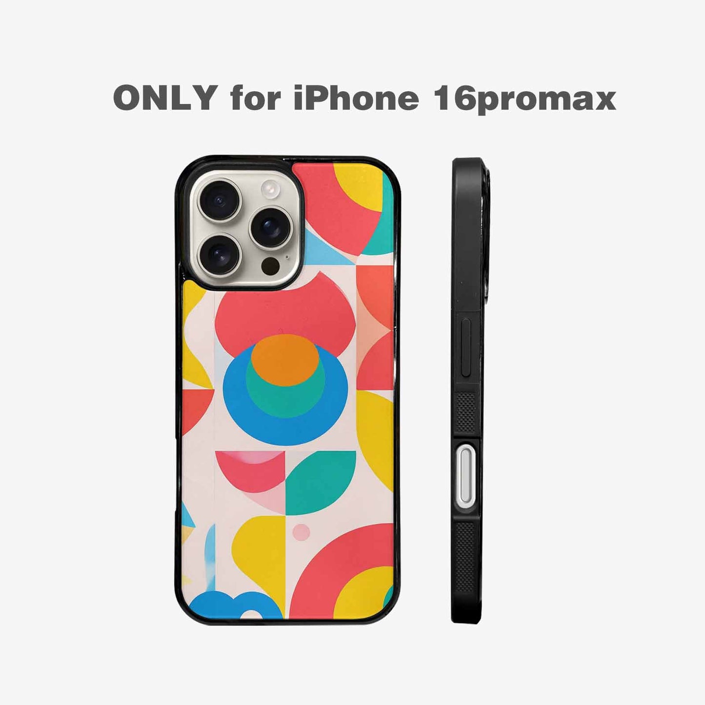 iPhone 16 Pro Max Case — 1960s Mod Cartoon Art Pattern, Customized Protective Case