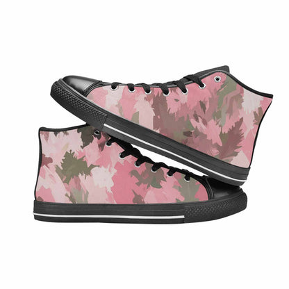 WOMEN'S Military Camouflage Blotch High Top Canvas Aesthetic Custom Sneakers