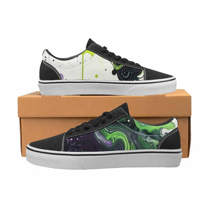 WOMEN'S Galaxy Nebula Lace-Up Canvas Grunge Custom Shoes