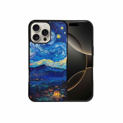 iPhone 16 Pro Max Case — Starry Night Van Gogh Paint Art, Custom Made Phone Cover