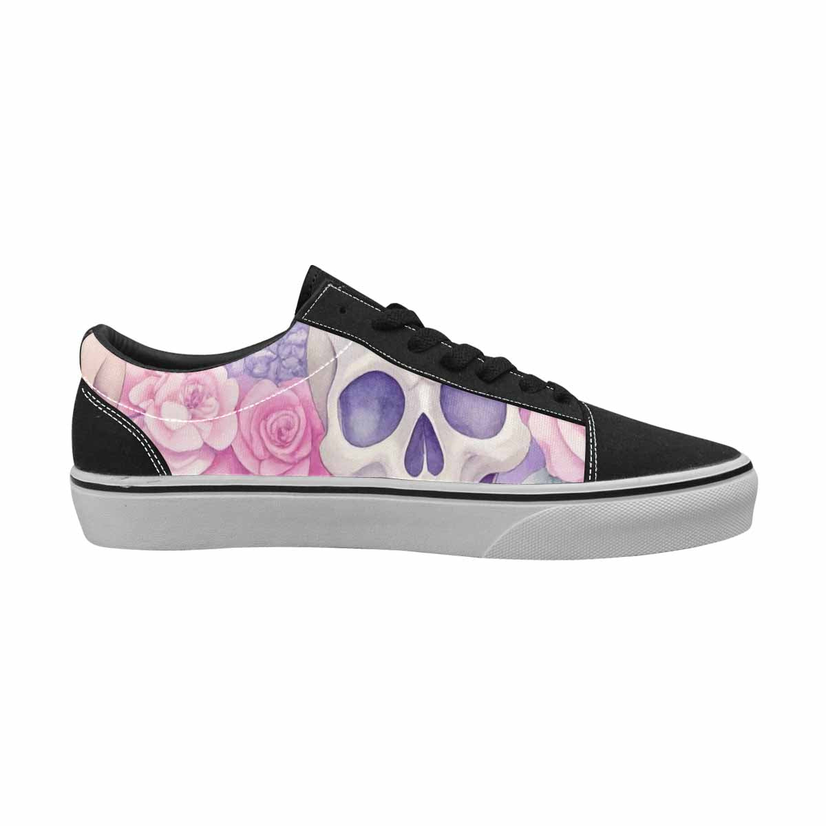 MEN'S Skulls - Pastel Canvas Lace-Up Aesthetic Shoes