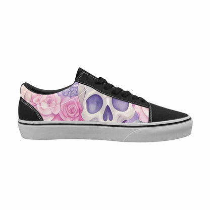 MEN'S Skulls - Pastel Canvas Lace-Up Aesthetic Shoes
