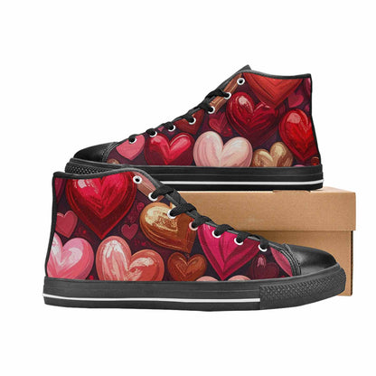 WOMEN'S No Words Or High Top Canvas Aesthetic Custom Sneakers