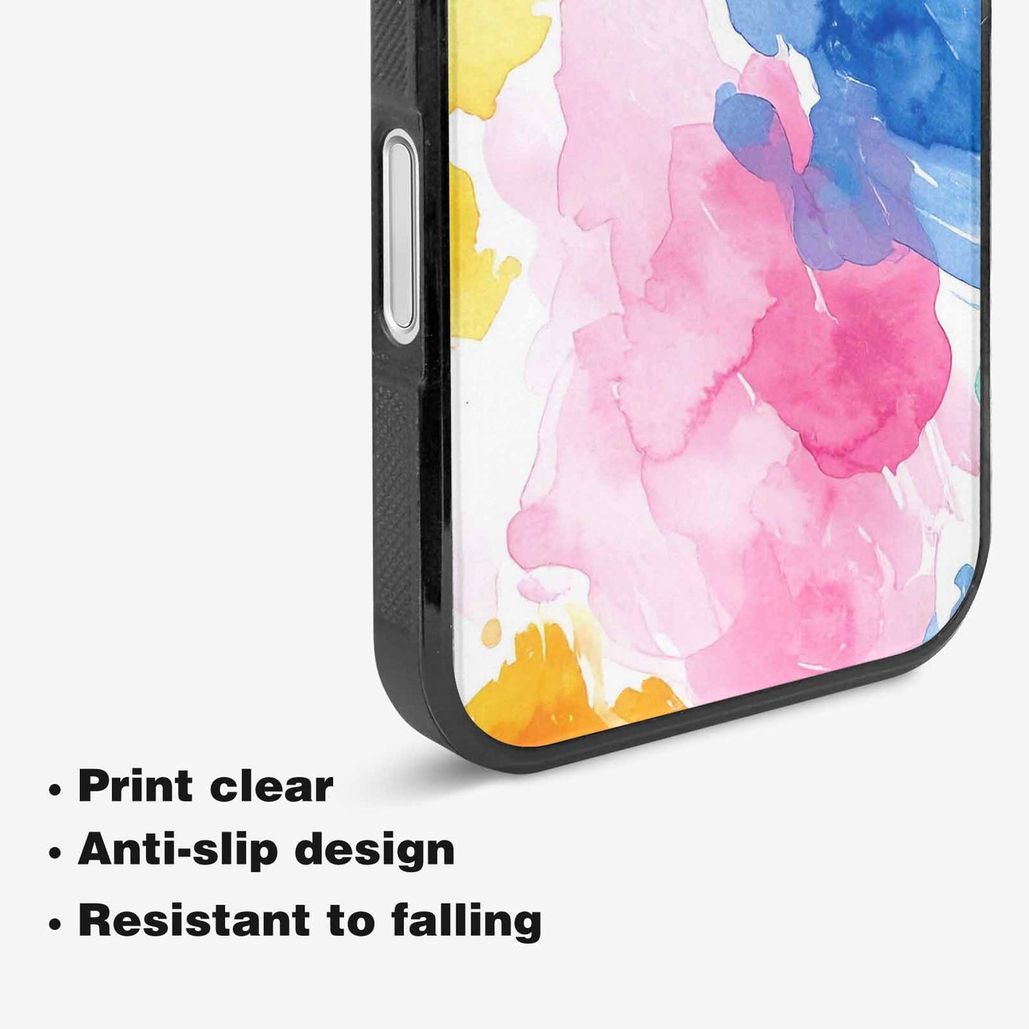 iPhone 16 Plus Case — Trans Strong Watercolor Seamless Pattern Vibrant, Custom Made Phone Cover
