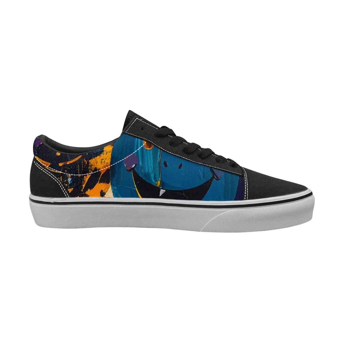 WOMEN'S Smiley Faces Lace-Up Canvas Dreamcore Custom Shoes