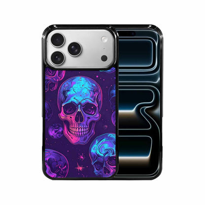 iPhone 17 Pro Max Case — Galaxy Skulls Art Seamless Gothic Skulls, Custom Art Phone Cover