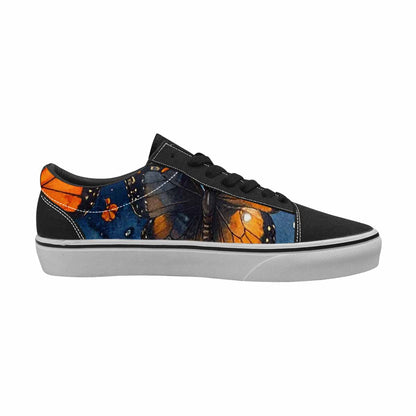 WOMEN'S Butterfly Wing Canvas Lace-Up Vibrant Chaos Sneakers