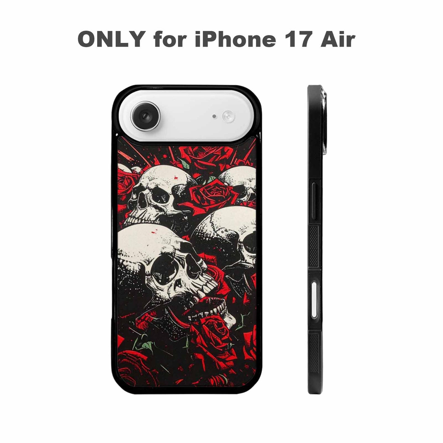 iPhone 17 Air Case — Skull Dark Art Gothic Print Gothic, Personalized Phone Case