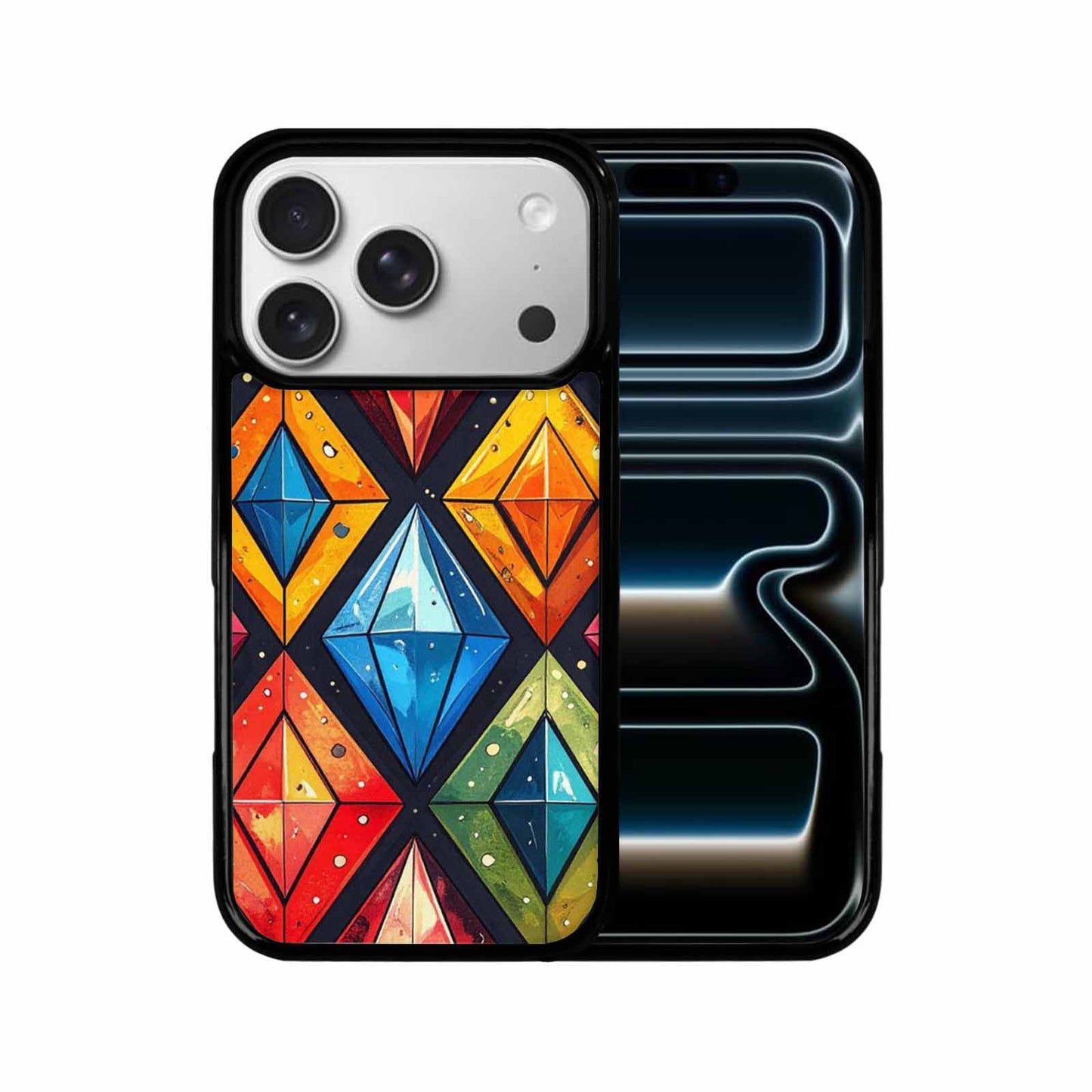 iPhone 17 Pro Case — Vintage Summer Diamond Retro Vintage, Customized Protective Case