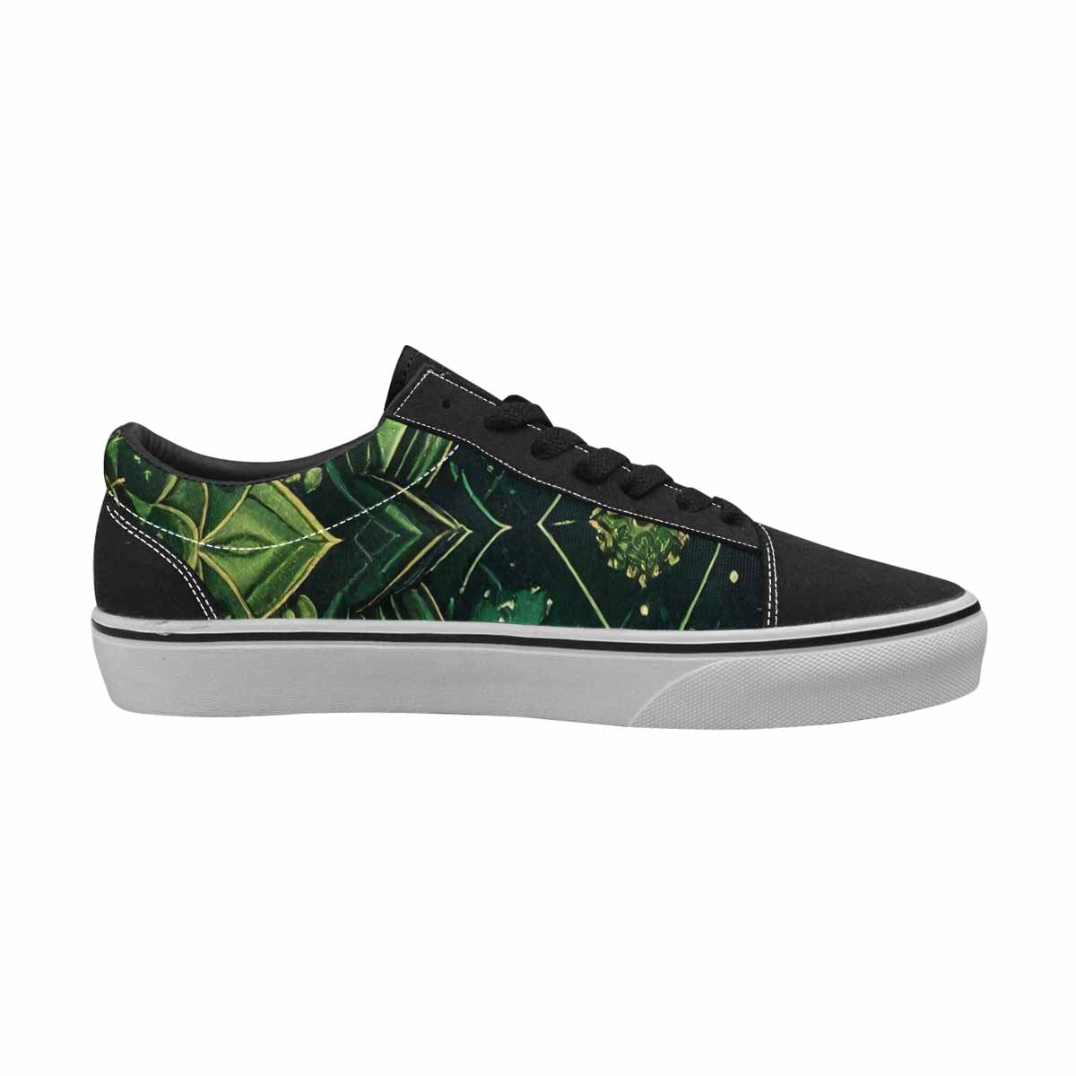 WOMEN'S Mandala Canvas Lace-Up Wallpaper Art Custom Shoes