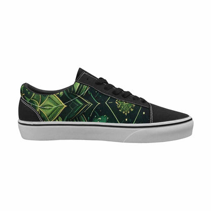 WOMEN'S Mandala Canvas Lace-Up Wallpaper Art Custom Shoes