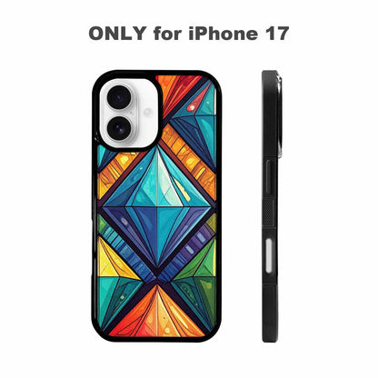 iPhone 17 Case — Vintage Summer Diamond Retro Vintage, Personalized Phone Case