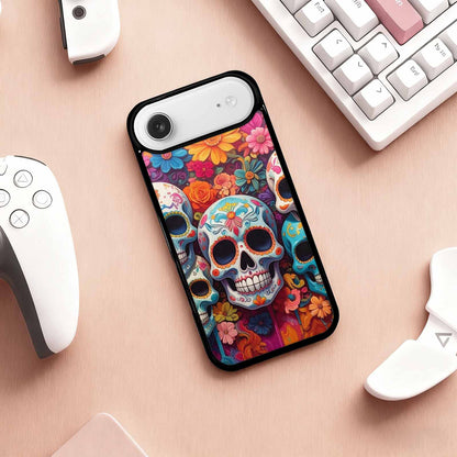 iPhone 17 Air Case — Sugar Skullsmelting Sugar Skulls Tzs Gothic, Custom Phone Case