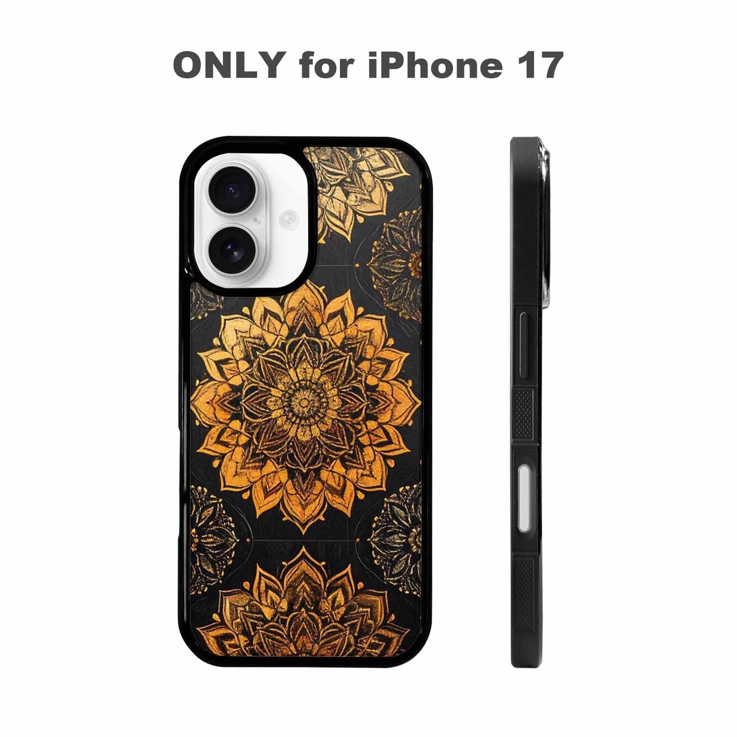 iPhone 17 Case — Small Mandala Pattern, Randomly Floral, Custom Made Phone Cover