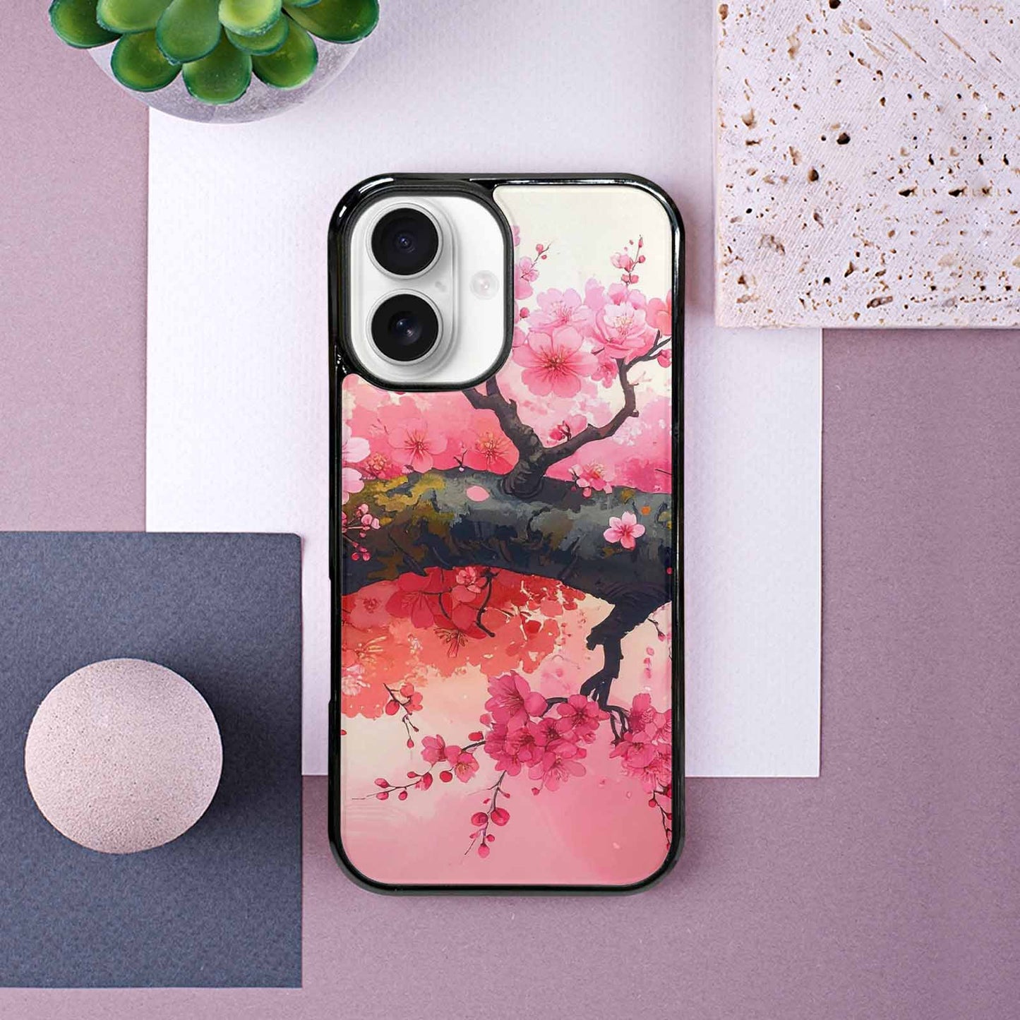 iPhone 16 Case — Cherry Blossom Branch Cherry Blo 2n4, Original Design Phone Case