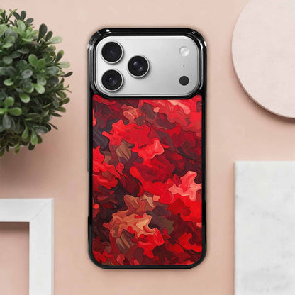 iPhone 17 Pro Max Case — Small Military Camouflage Blotch Camo, Custom Print Case Cover